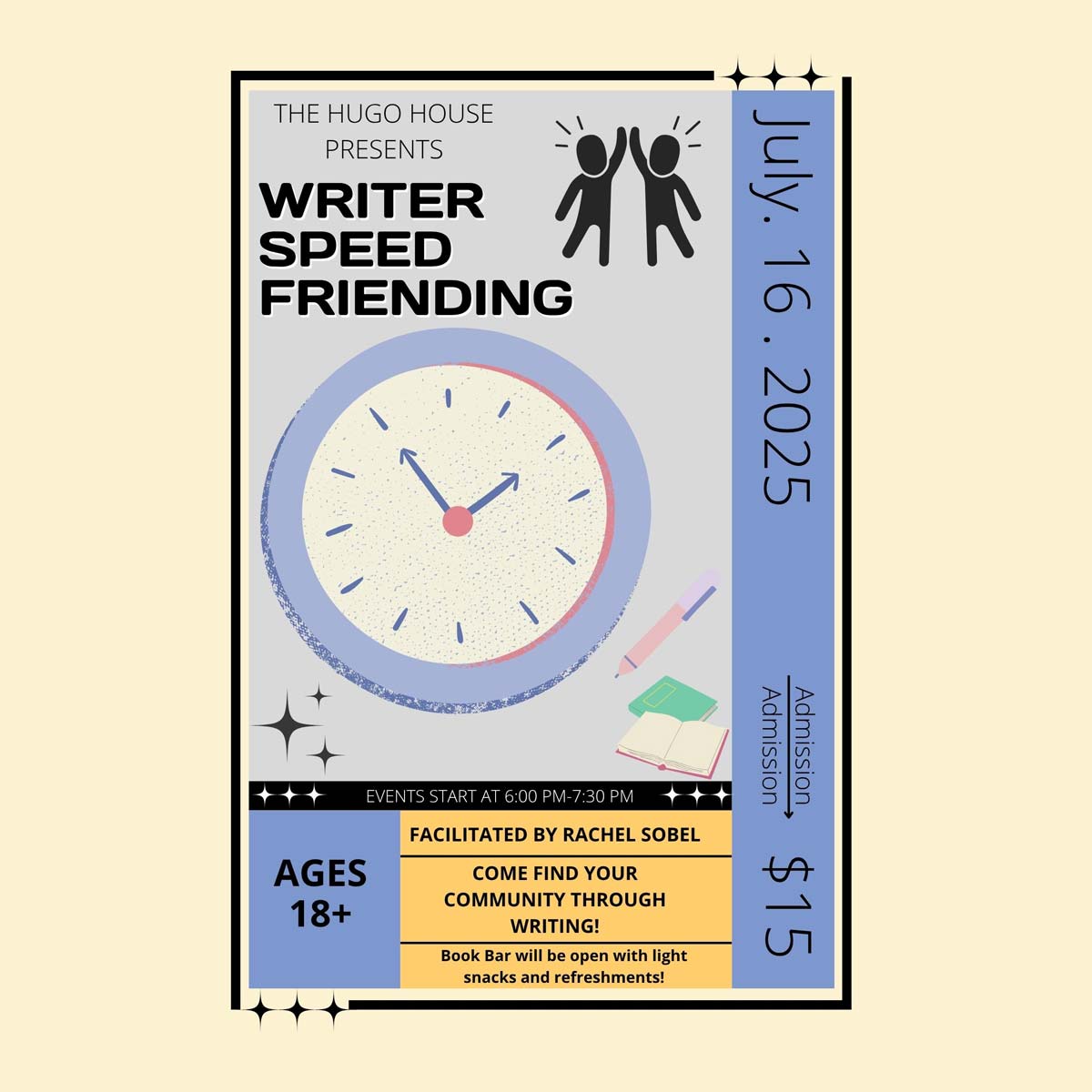 Writer Speed Friending